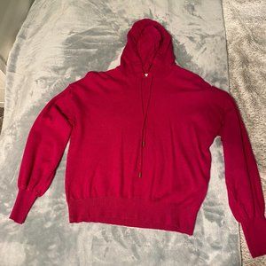 Long Sleeve Pink Hoodie